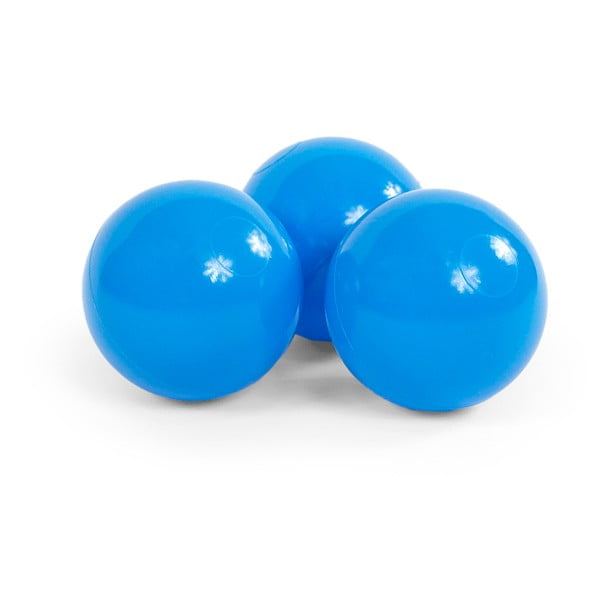Set 50 de mingi pentru piscina Misioo, albastru deschis