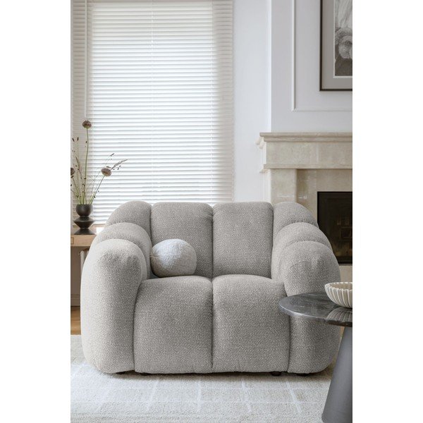 Fotoliu gri deschis Shell – Miuform-image-1