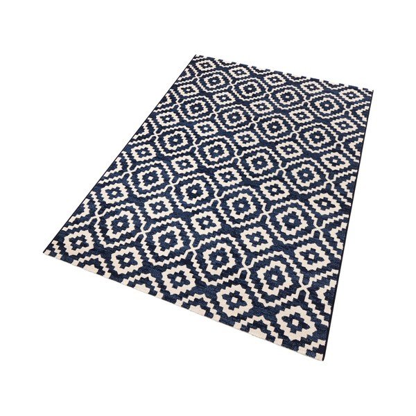 Covor Mint Rugs Diamond Ornamental, 133 x 195 cm, albastru-image-3