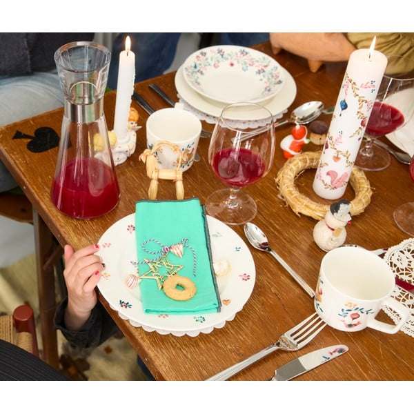 Lumânare timp de ardere 56 h  cu model de Crăciun Grand Cru Cottage 2025 – Rosendahl-image-1