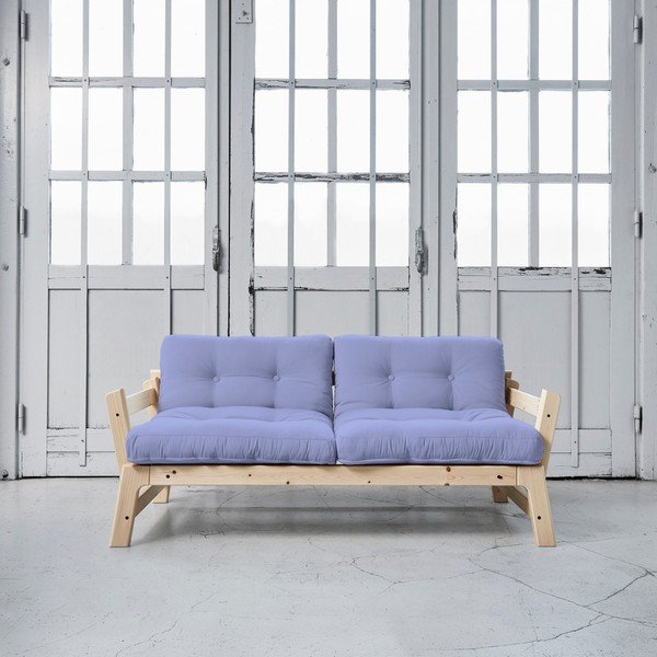 Canapea extensibilă Karup Step Natural/Blue Breeze-image-1