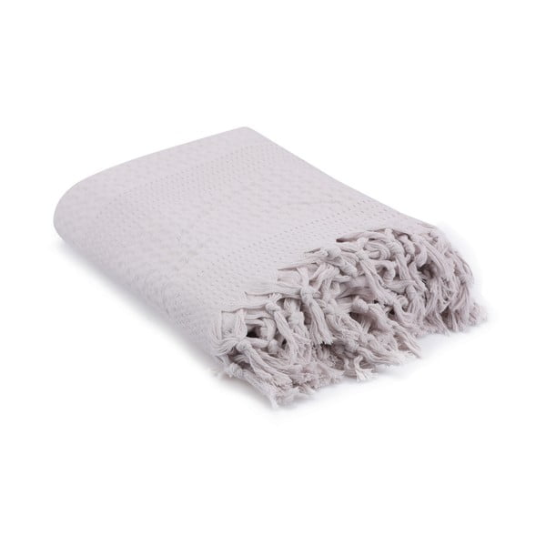 Cuvertură bej din bumbac 220x240 cm Pique – Mijolnir