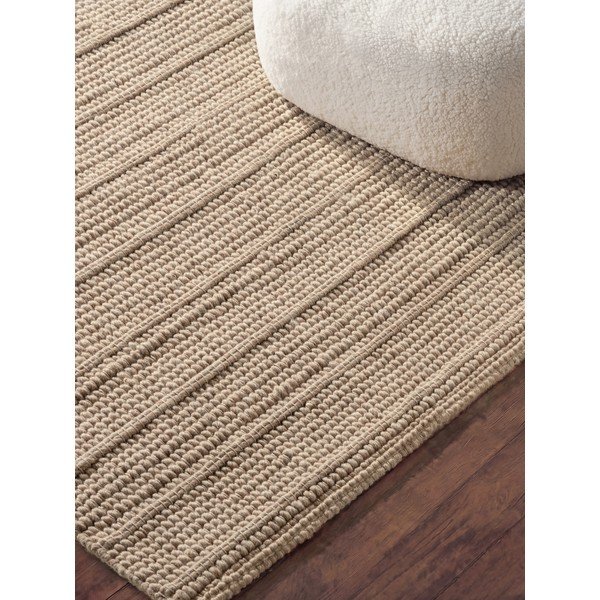 Covor bej țesut manual din lână 80x150 cm Camden Parker – Ted Baker-image-3