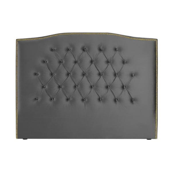 Tăblie pentru pat Mazzini Sofas Daisy, 200 x 120 cm, gri - argintiu