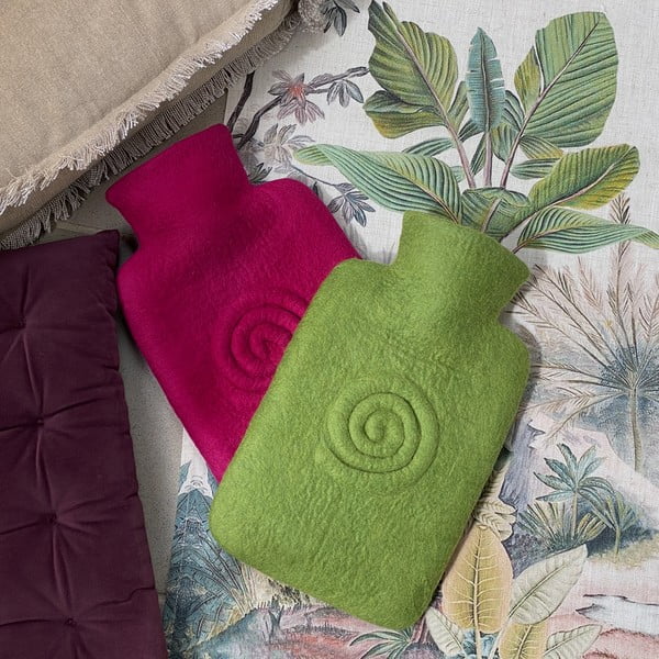 Termofor cu înveliș din 100% lână merinos Classic - Hugo Frosch-image-1