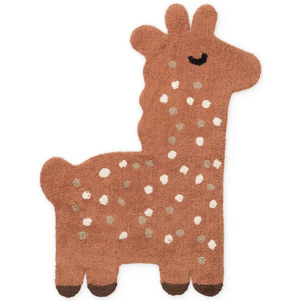 Covor pentru copii maro lavabil/țesut manual din bumbac 89x120 cm Snuggle Gino – Hanse Home