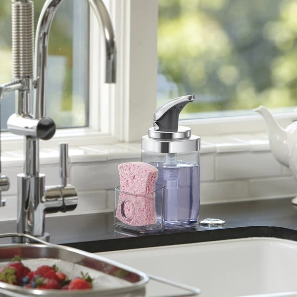 Dozator de săpun lichid din metal 650 ml - simplehuman-image-1