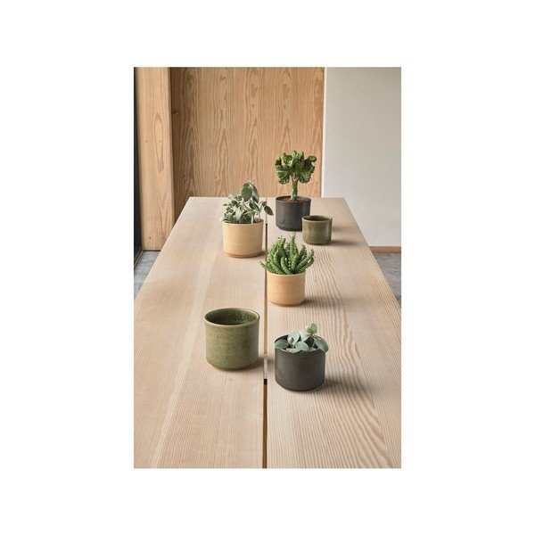 Ghiveci decorativ din gresie ø 17 cm Leer - Villa Collection-image-1