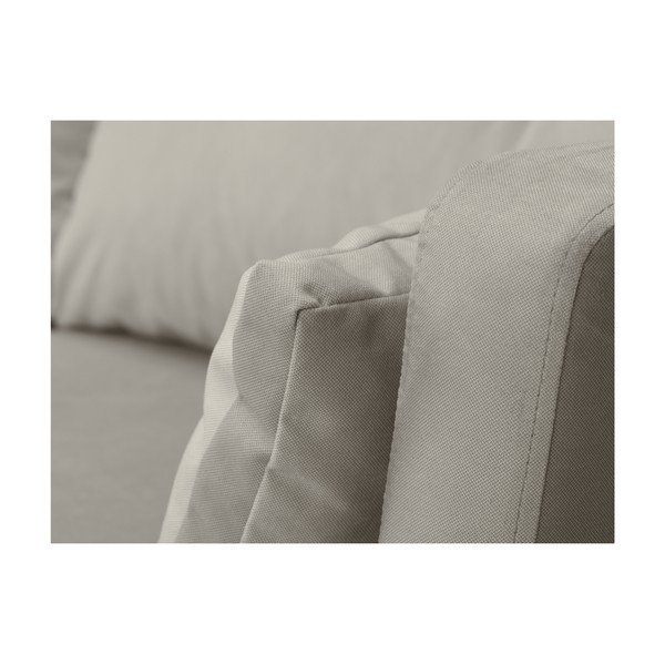 Canapea cu 3 locuri Mazzini Sofas Elena, cu șezlong pe partea dreaptă, bej-image-4