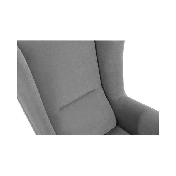 Fotoliu Max Winzer Bruno Velor, antracit-image-2