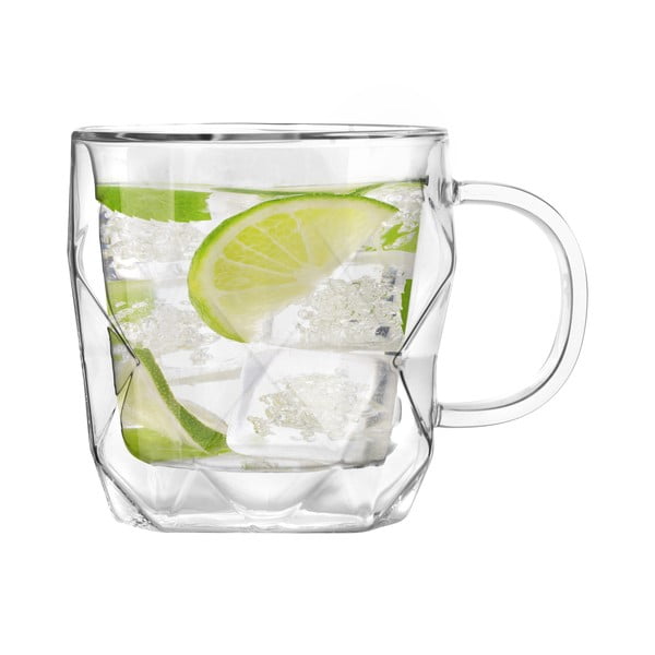 Set de 2 căni de perete dublu Vialli Design Geo, 330 ml-image-4