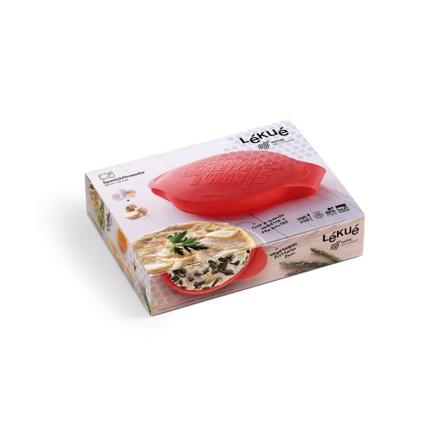 Formă din silicon pentru omletă Lékué Spanish, roșu-image-1