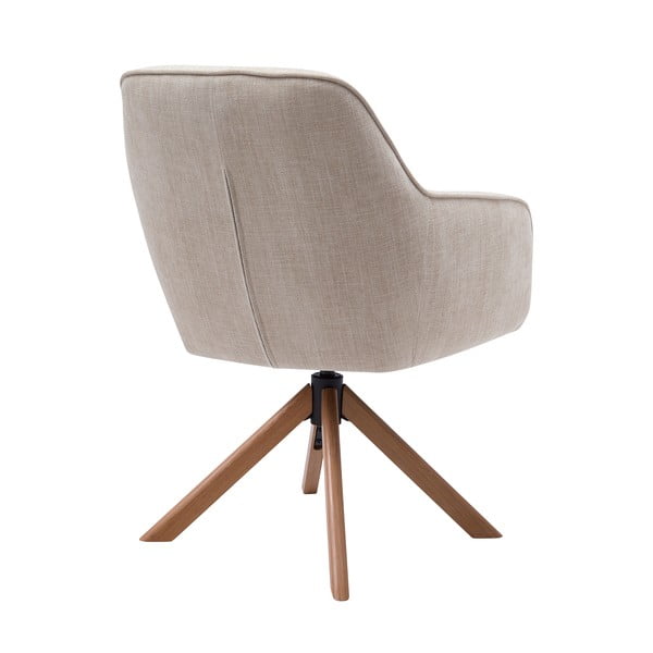 Set de scaune de sufragerie crem 2 buc. tapițat Avola – Unique Furniture-image-3