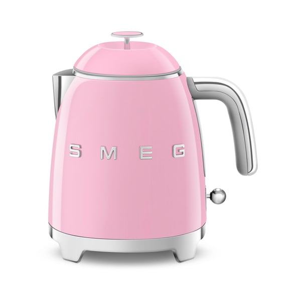Ceainic electric roz din oțel inoxidabil 800 ml Retro Style – SMEG