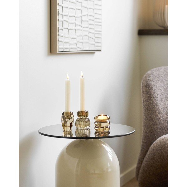 Sfeșnice pentru lumânări pastilă 3 buc. din sticlă – House Nordic-image-2