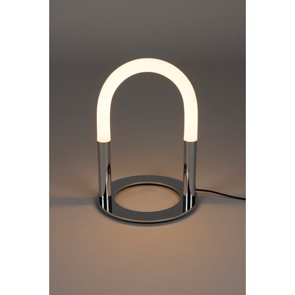 Veioză argintie LED cu intensitate reglabilă din metal (înălțime 36 cm) Arch – Zuiver-image-3