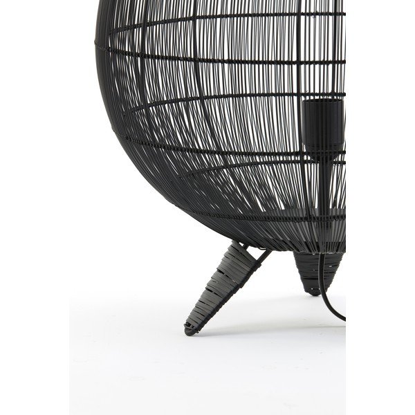 Veioză negru-mat cu abajur din metal (înălțime 56 cm) Yumi – Light & Living-image-4