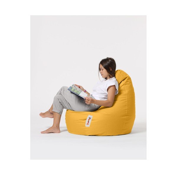 Beanbag pentru grădină galben Drop – Floriane Garden-image-2
