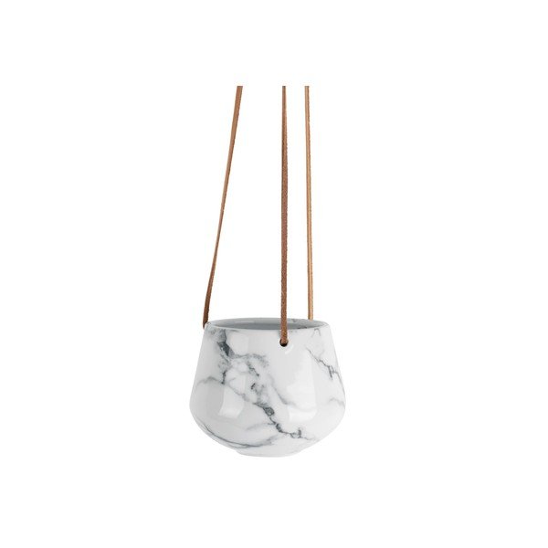 Ghiveci suspendat din ceramică în decor de marmură PT LIVING Skittle-image-2