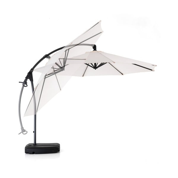 Umbrelă de soare albă ø 300 cm Sirolo – Tomasucci-image-4