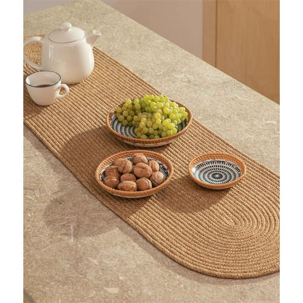 Napron de masă din iută 37x136 cm Cesta – Oyo Concept-image-1