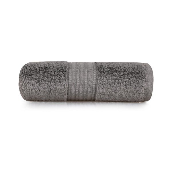 Prosop gri închis din bumbac 30x50 cm Chicago – Foutastic-image-2