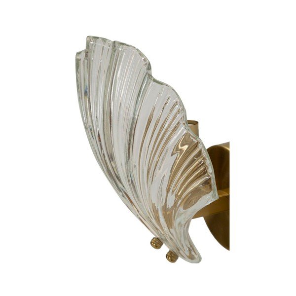 Aplică de perete aurie din sticlă Da Muro Shell – Mauro Ferretti-image-4