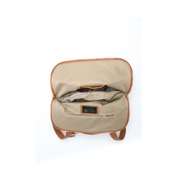 Rucsac din piele Isabella Rhea Iris, maro-image-1