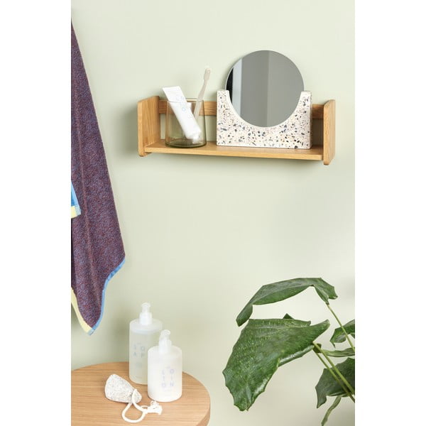 Raft de perete din lemn de stejar Hübsch Nomad, natural-image-2