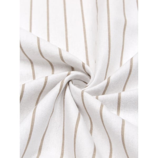 Lenjerie de pat din flanel Westwing Collection Talin, 155 x 220 cm, alb-bej-image-1