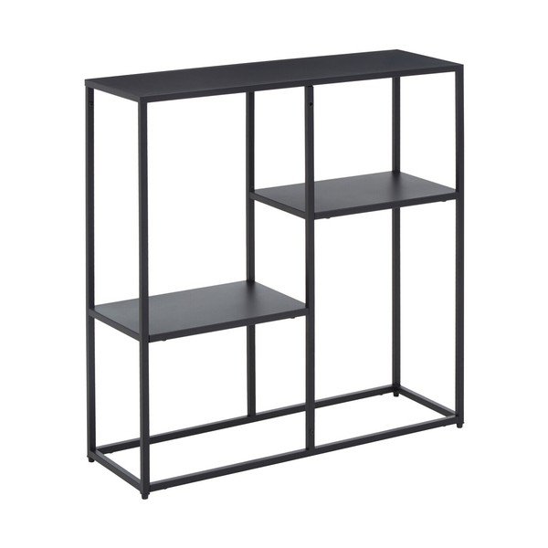 Etajeră neagră din oțel 80x81x26 cm Acero – Premier Housewares