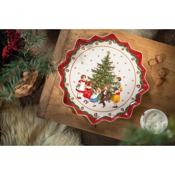 Farfurie de porțelan cu motiv de Crăciun Villeroy & Boch, ø 39 cm-image-3
