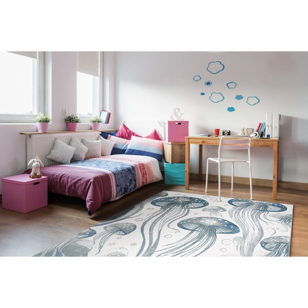 Covor pentru copii albastru 133x190 cm Under the Sea – FD-image-1