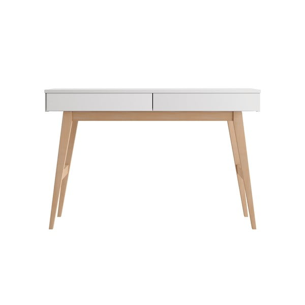 Birou pentru copii cu blat alb 60x120 cm Swing – Pinio