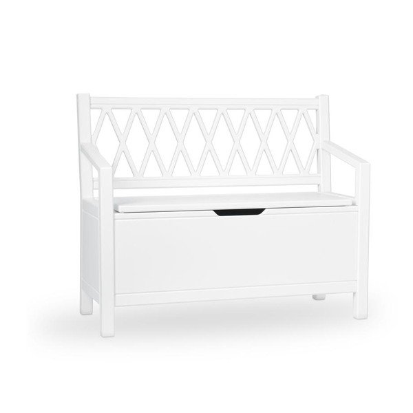 Bancă de copii albă Harlequin – Cam Cam Copenhagen