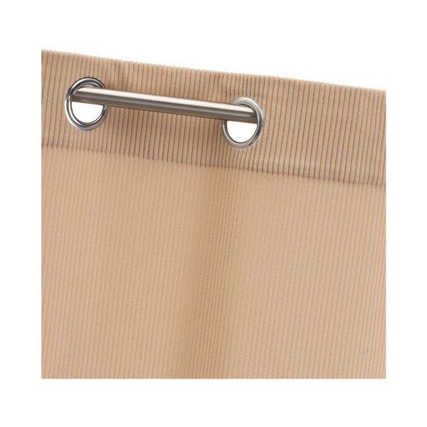 Draperie maro deschis din catifea reiată 140x260 cm Merely – Casa Selección-image-3