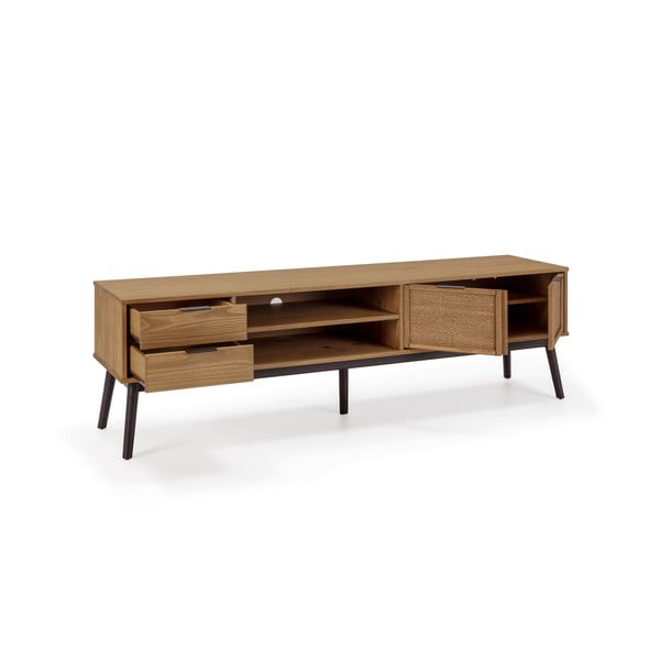 Comodă TV din lemn de pin 180x52 cm Natasha – Marckeric-image-3