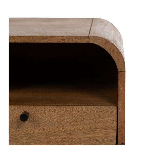 Noptieră în culoare naturală din lemn de mango Mahón – Ixia-image-3