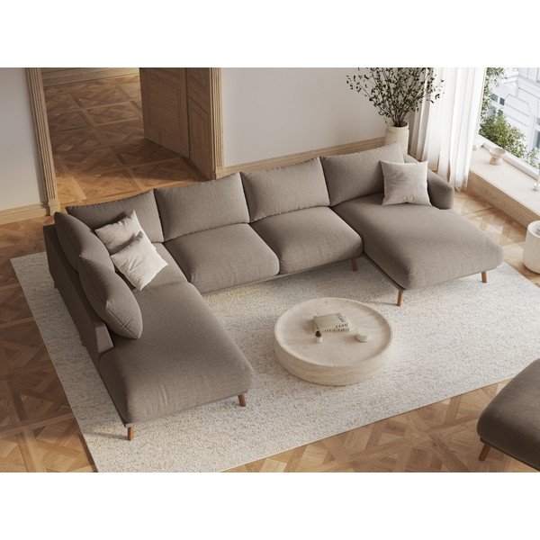 Colțar taupe (în formă de "U") Naomi – Micadoni -image-1