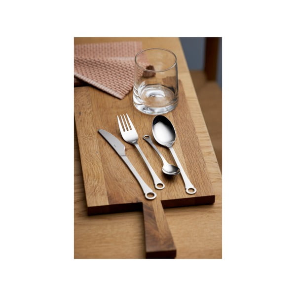 Tacâmuri argintii din oțel inoxidabil 16 buc. Pantry – Gense-image-1