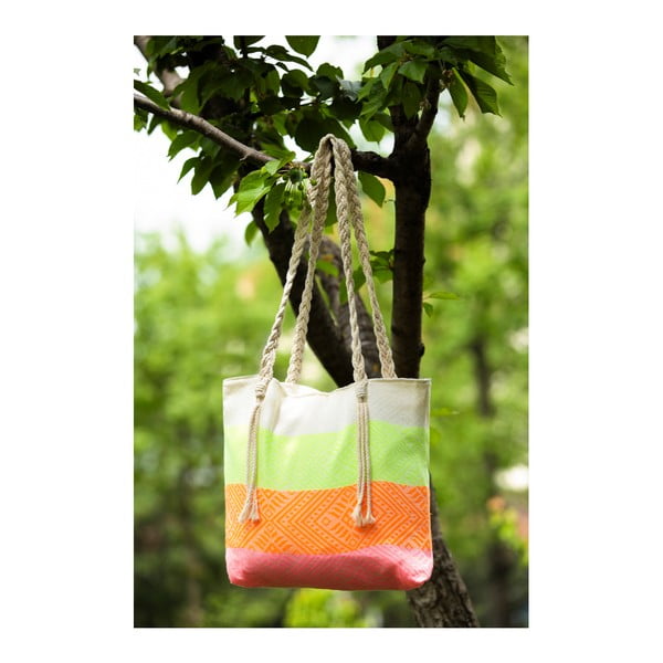 Geantă de plajă Homedebleu Waves, 50 x 40 cm-image-1