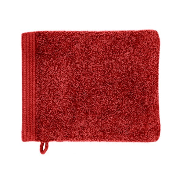 Prosop mănușă duș/baie Jalouse Maison Gant Rouge, 16 x 21 cm, roșu