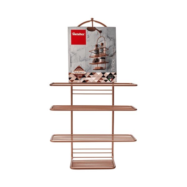 Etajeră cu 3 rafturi pentru baie Metaltex Copper-image-2
