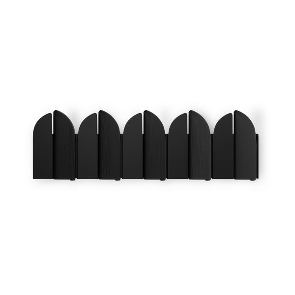 Cuier de perete negru mat din oțel 43 cm Saloon – Umbra-image-4