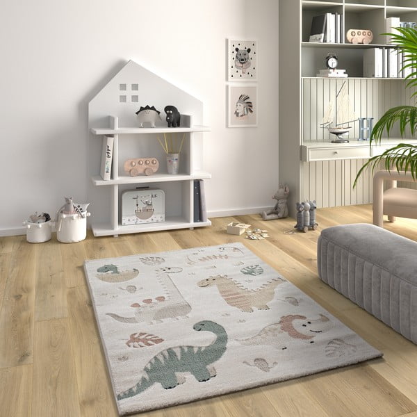 Covor pentru copii bej 120x170 cm Clown – Universal-image-1