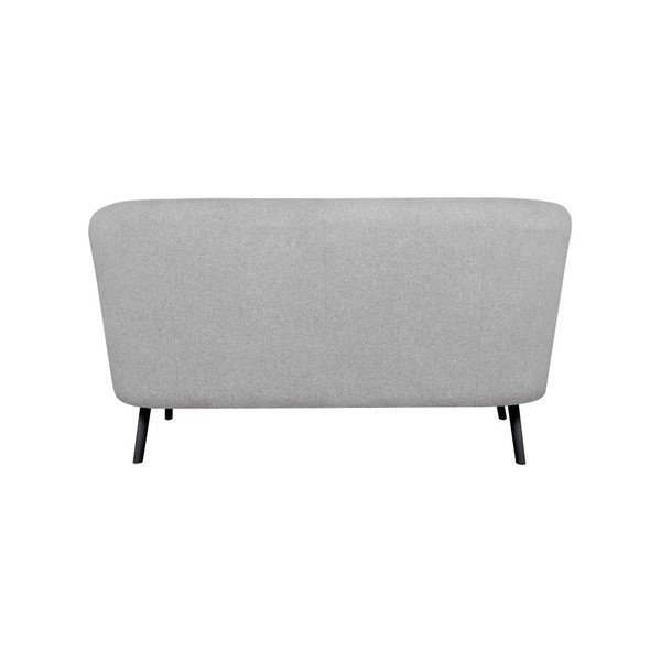 Canapea cu 2 locuri Kooko Home Rock, gri deschis -image-2