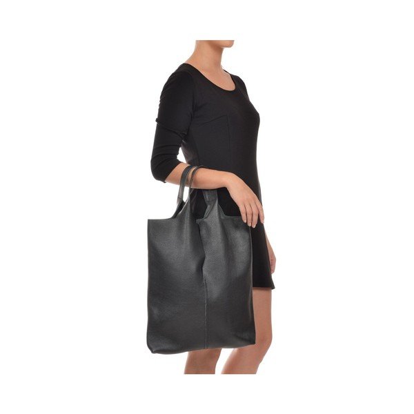 Geantă din piele Isabella Rhea Barbara, negru-image-3