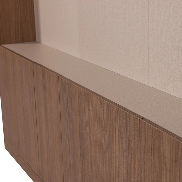 Masă TV modulară în culoare naturală închisă 160x215 cm Build – WOOOD-image-3