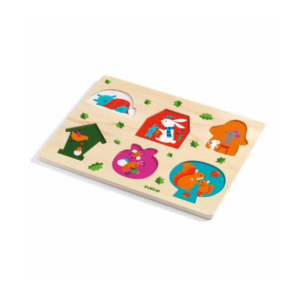 Puzzle de inserat Djeco Home-image-1