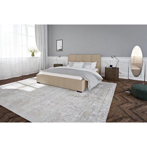 Pat dublu cu somieră și spațiu de depozitare Guy Laroche Home Fascination, 180 x 200 cm, bej-image-4